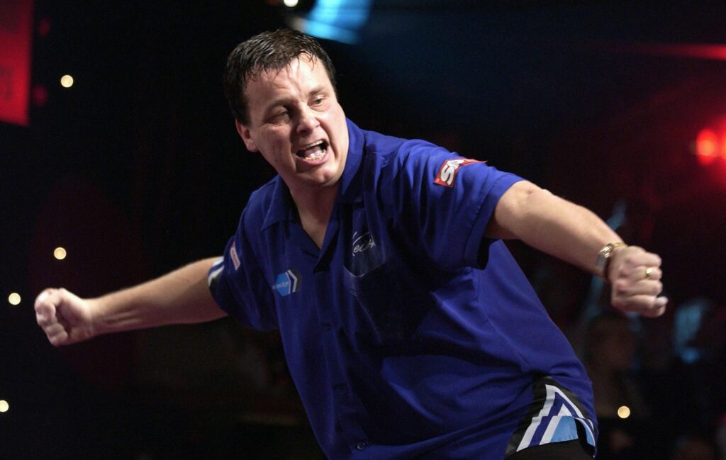 Keith Deller celebrates in vain