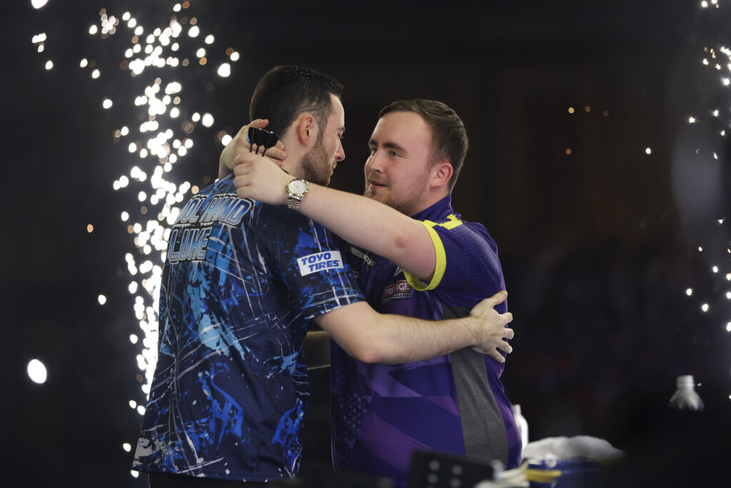 PDC World Darts Championship Final 2023/4 Luke Littler v Luke Humphries
